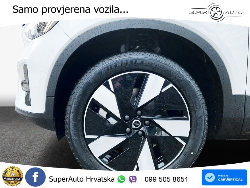 Volvo XC40 Recharge 82 kWh 252 KS Single Motor Extended Range LED+GR SJED+ACC