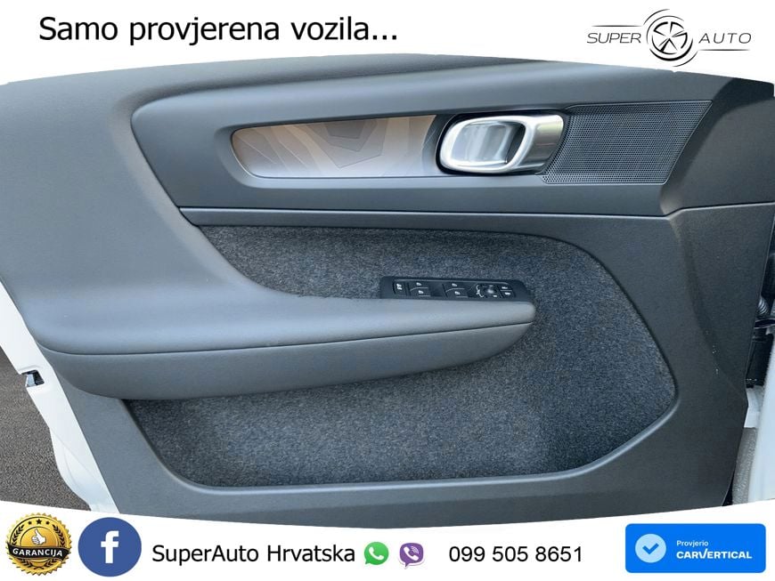 Volvo XC40 Recharge 82 kWh 252 KS Single Motor Extended Range LED+GR SJED+ACC