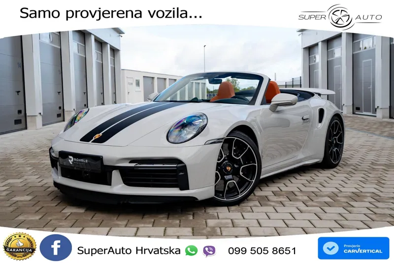 Porsche 911 Turbo S Cabriolet 3.8 (650 KS) PDK MATRIX+GR SJED+KAM