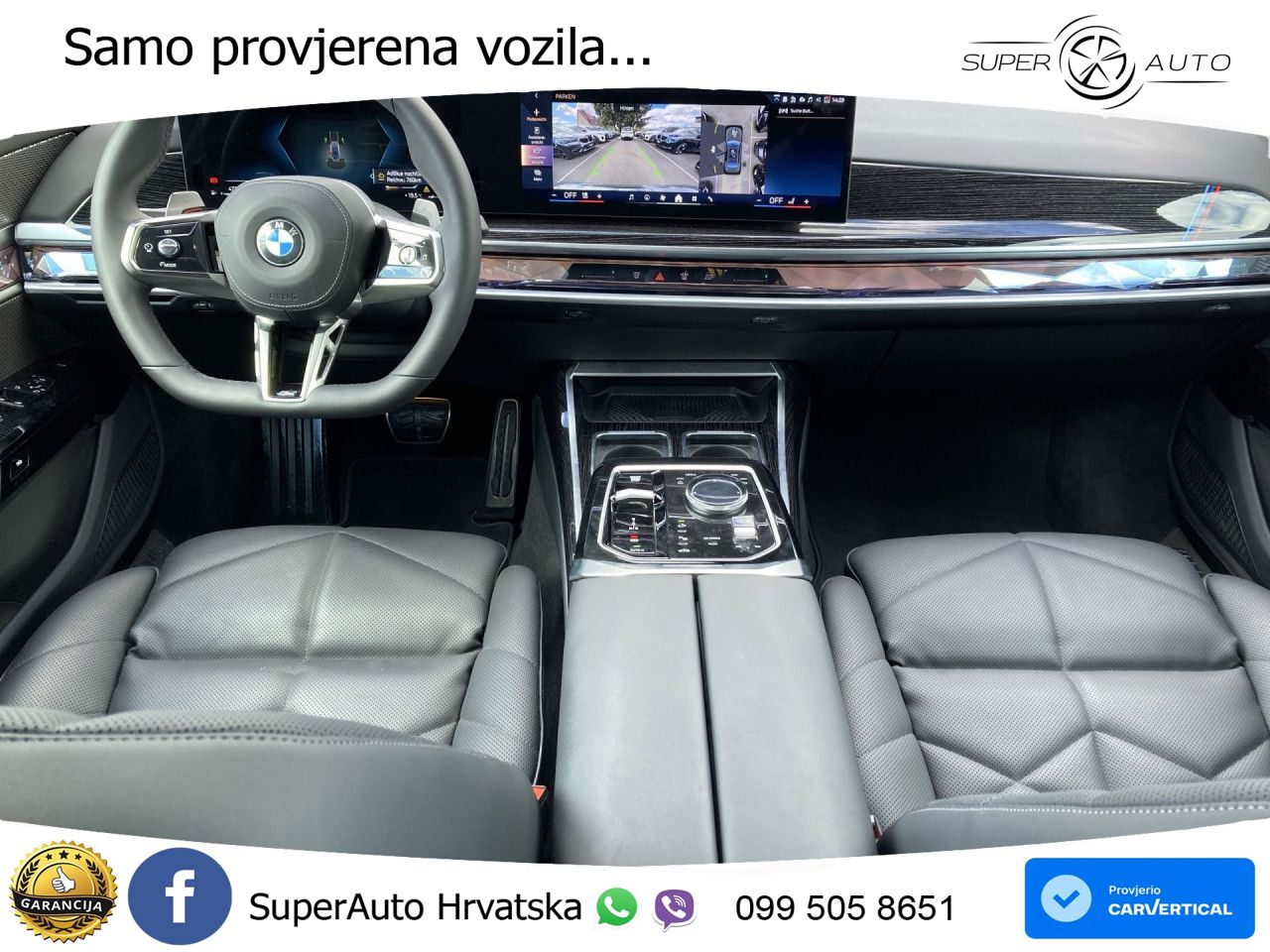 BMW 740d (299 KS) xDrive Steptronic M Sport ZRAČNI+ACC+GR SJED+KAM+PANO