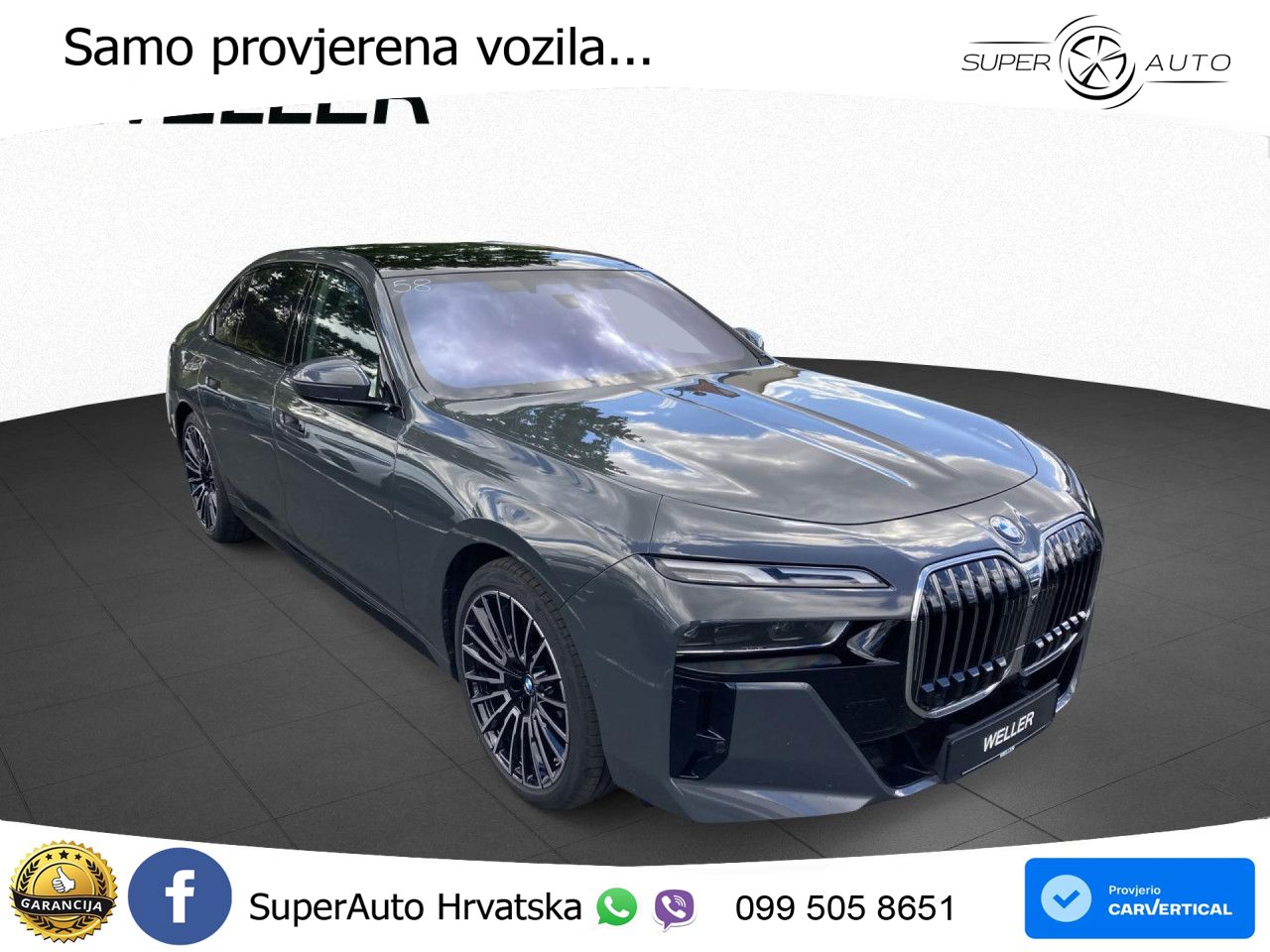 BMW 740d (299 KS) xDrive Steptronic M Sport ZRAČNI+ACC+GR SJED+KAM+PANO