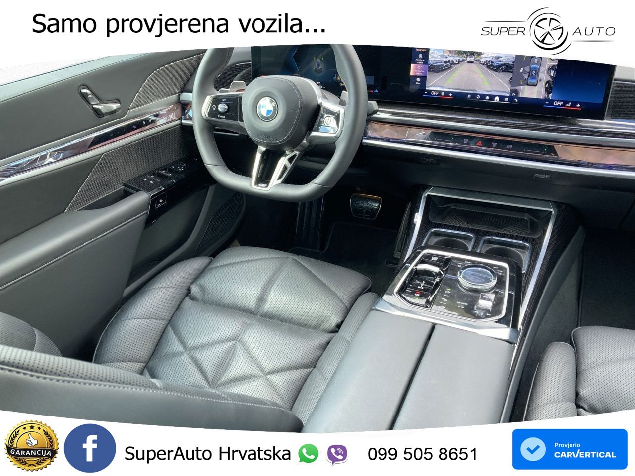 BMW 740d (299 KS) xDrive Steptronic M Sport ZRAČNI+ACC+GR SJED+KAM+PANO