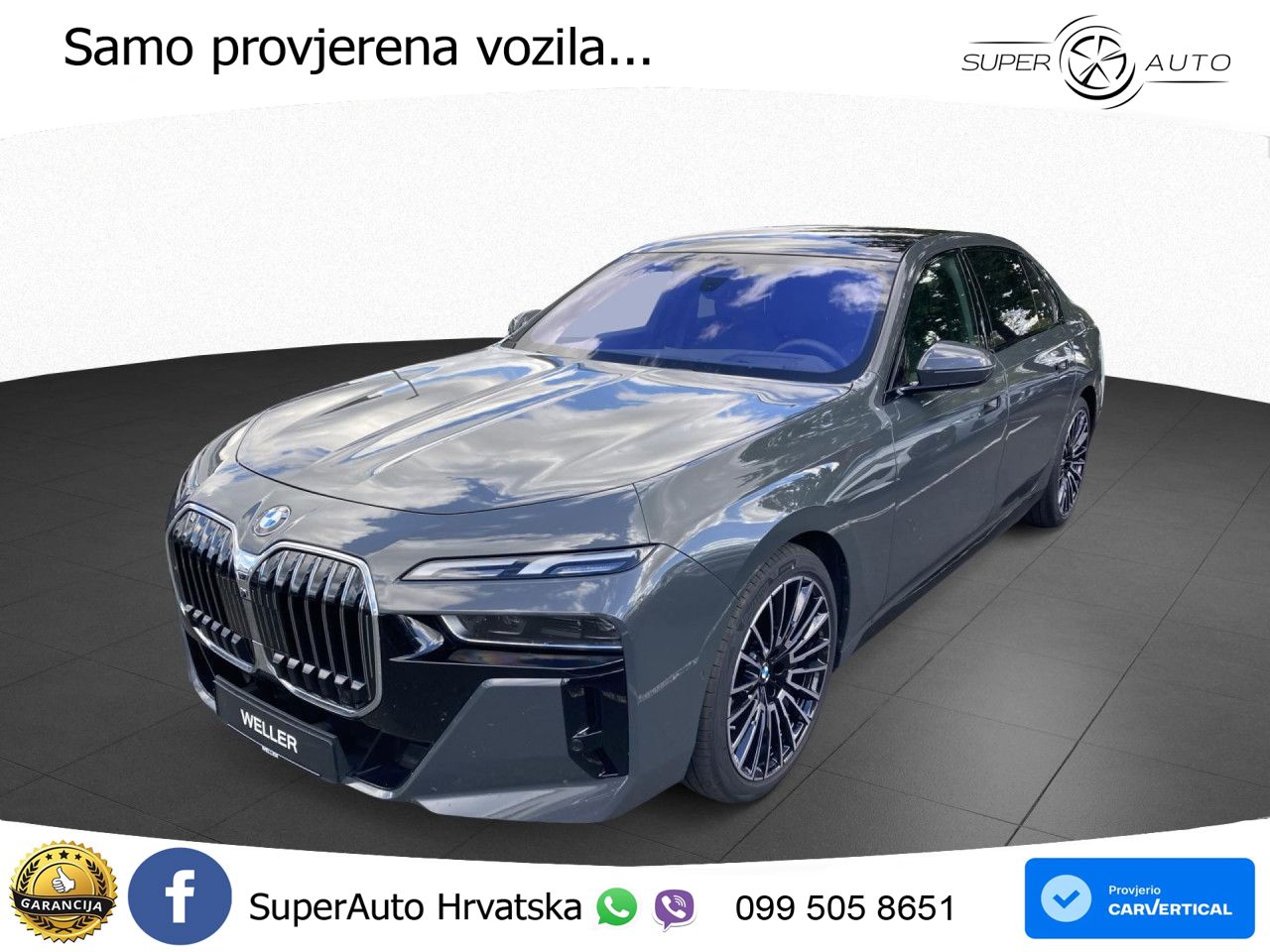 BMW 740d (299 KS) xDrive Steptronic M Sport ZRAČNI+ACC+GR SJED+KAM+PANO