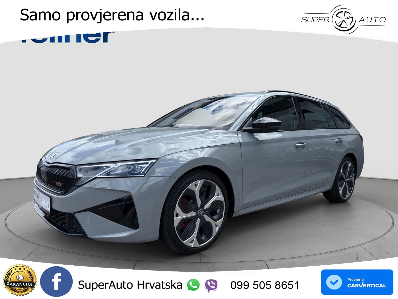 Škoda Octavia Combi RS 2.0 TSI (265 KS) DSG LED+GR SJED+ACC