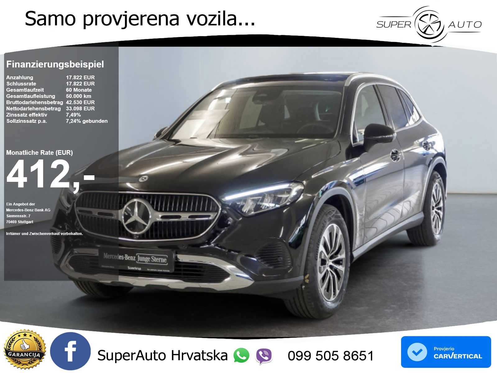 Mercedes GLC 200d (163 KS) 4MATIC 9G-TRONIC Avantgarde ACC+GR SJED+360+PANO