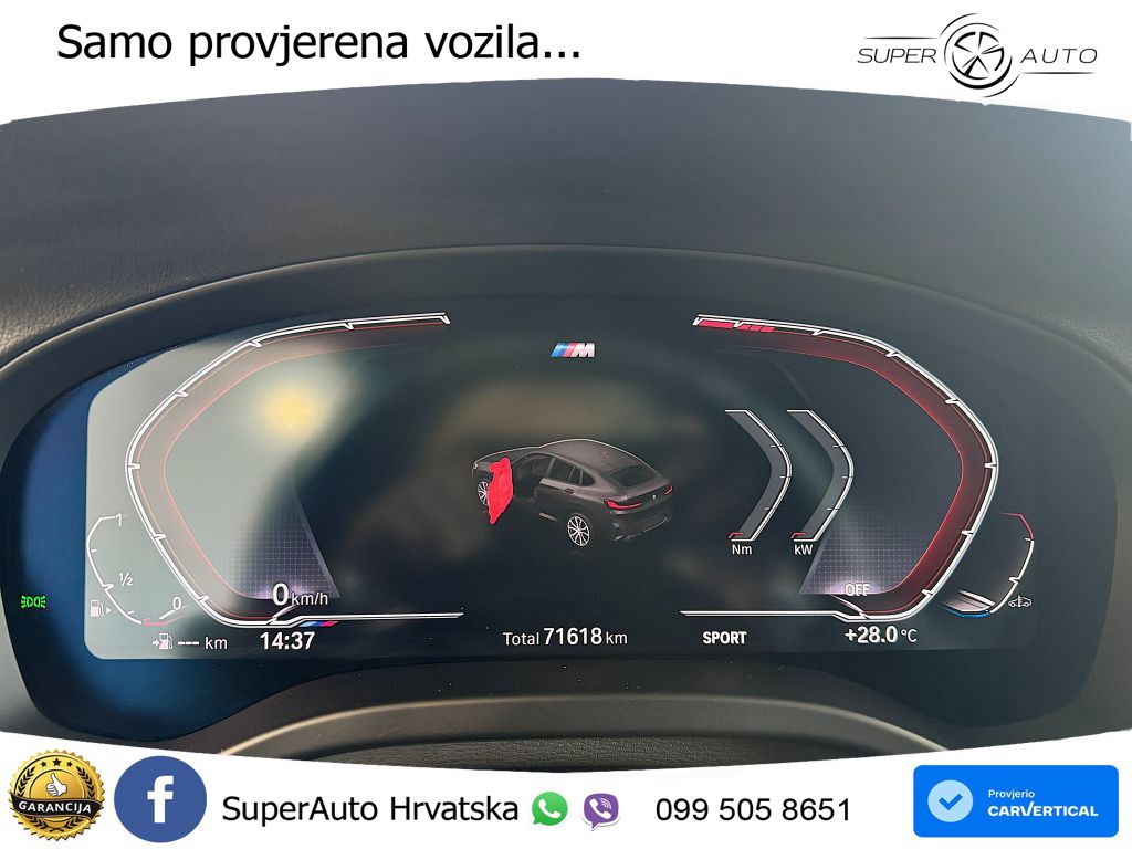 BMW X4 30i (245 KS) xDrive Steptronic M Sport LED+GR SJED+ACC