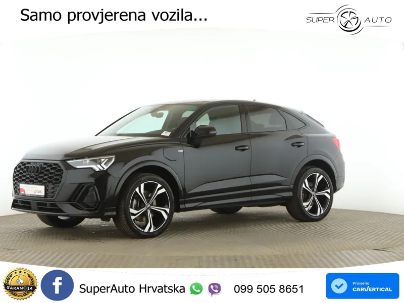 Audi Q3 Sportback 45 TFSIe (245 KS) S tronic S line MATRIX+GR SJED+KAM