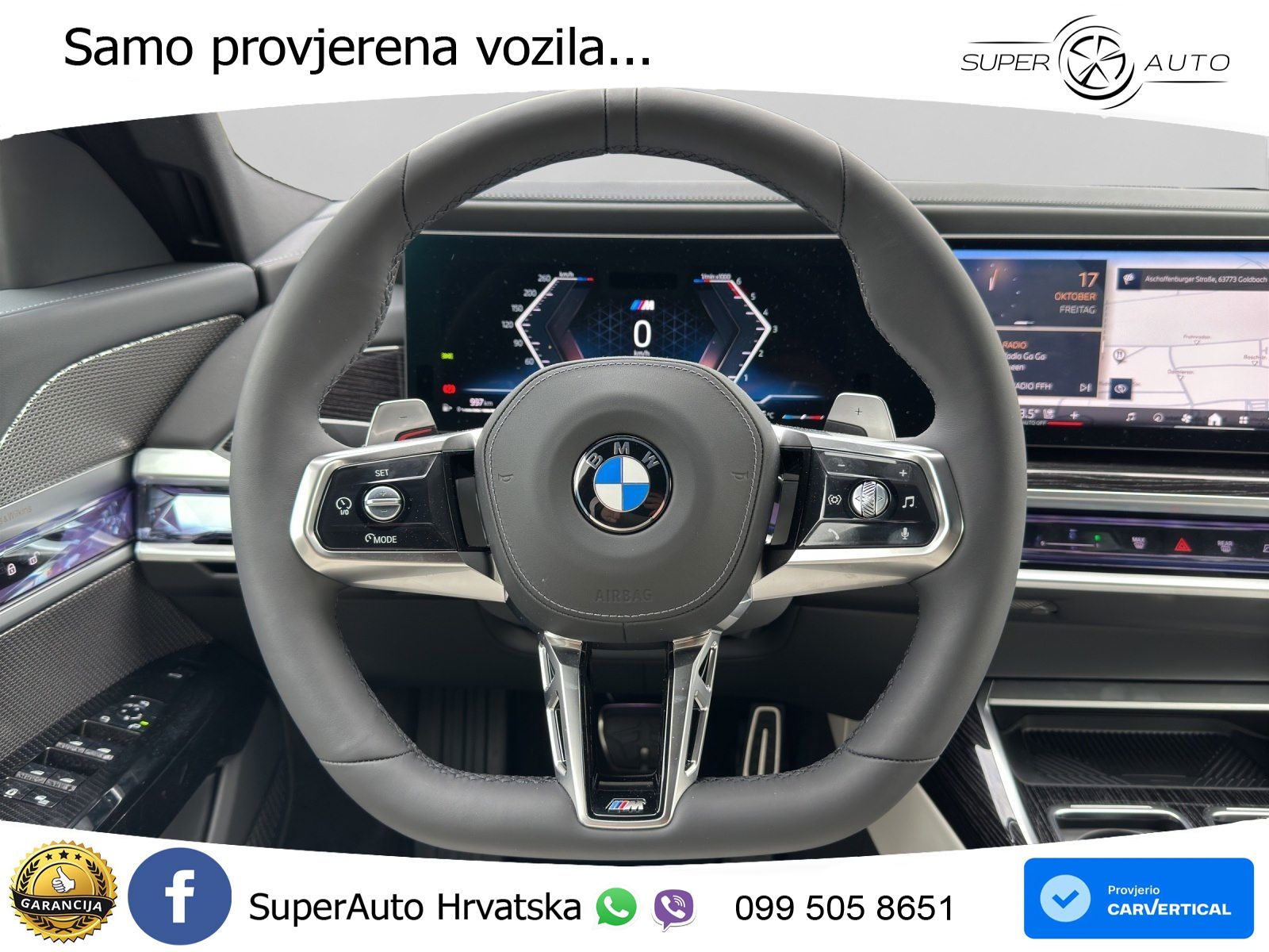 BMW 740d (299 KS) xDrive Steptronic M Sport ZRAČNI+ACC+GR SJED+KAM+PANO