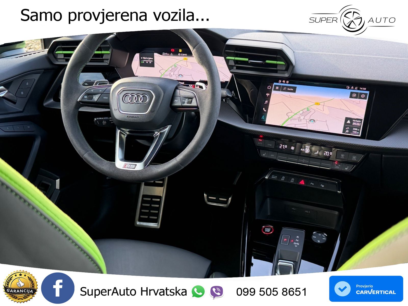 Audi RS3 Sedan 2.5 TFSI (400 KS) quattro S tronic LED+GR SJED+ACC
