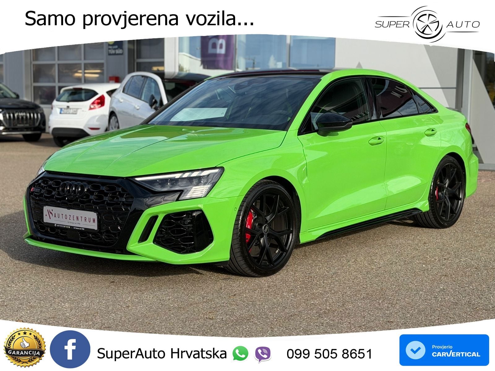 Audi RS3 Sedan 2.5 TFSI (400 KS) quattro S tronic LED+GR SJED+ACC