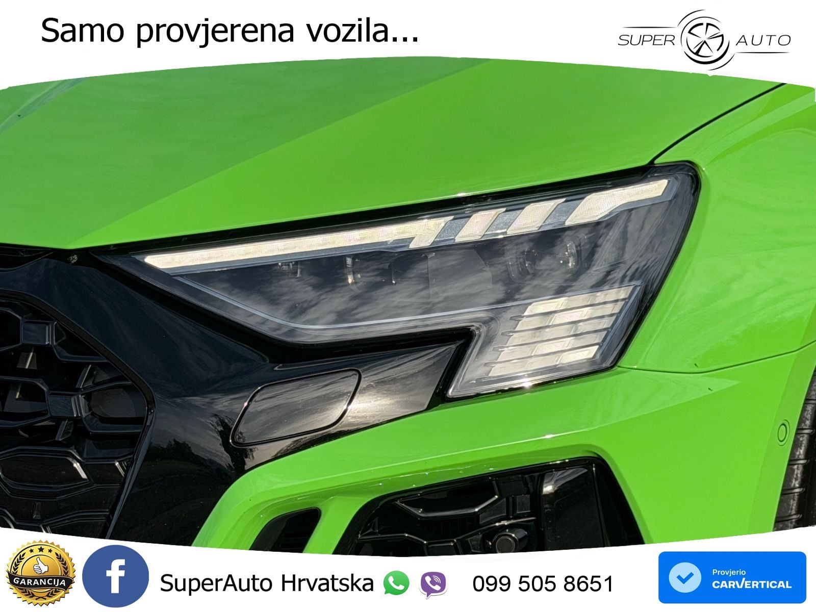 Audi RS3 Sedan 2.5 TFSI (400 KS) quattro S tronic LED+GR SJED+ACC