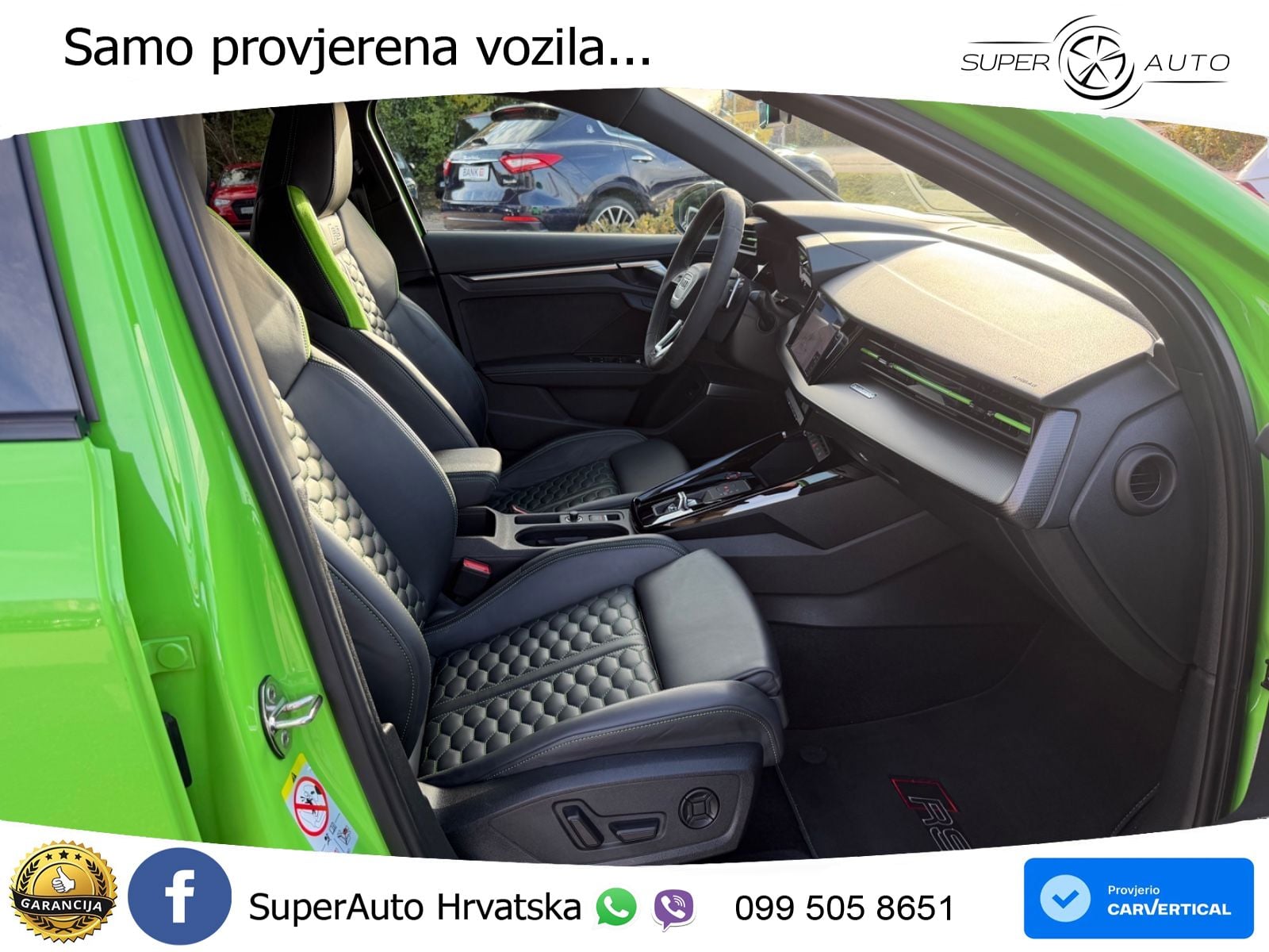Audi RS3 Sedan 2.5 TFSI (400 KS) quattro S tronic LED+GR SJED+ACC