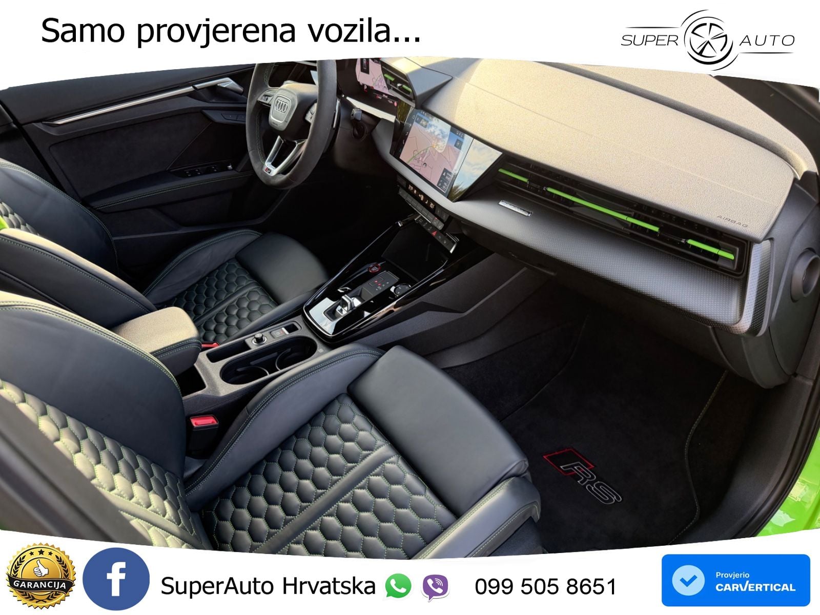 Audi RS3 Sedan 2.5 TFSI (400 KS) quattro S tronic LED+GR SJED+ACC