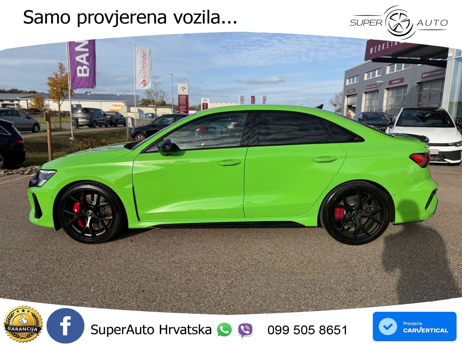 Audi RS3 Sedan 2.5 TFSI (400 KS) quattro S tronic LED+GR SJED+ACC