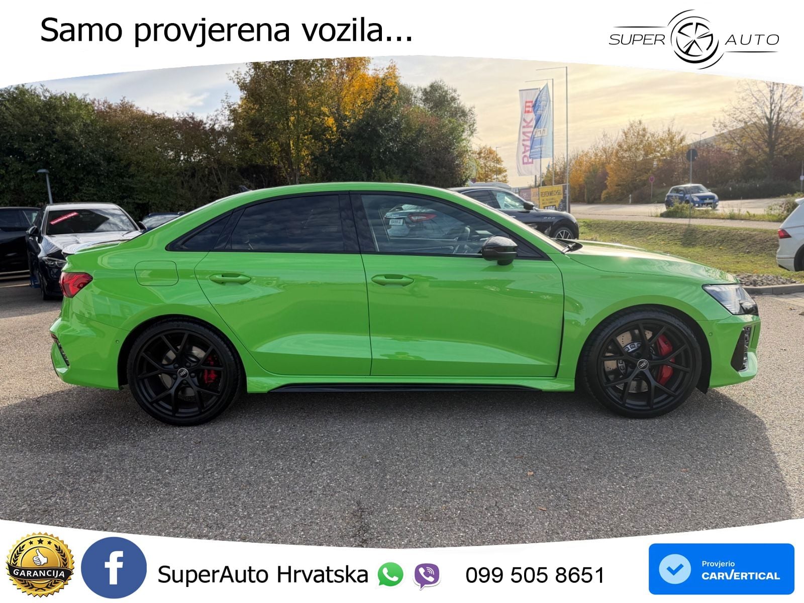 Audi RS3 Sedan 2.5 TFSI (400 KS) quattro S tronic LED+GR SJED+ACC