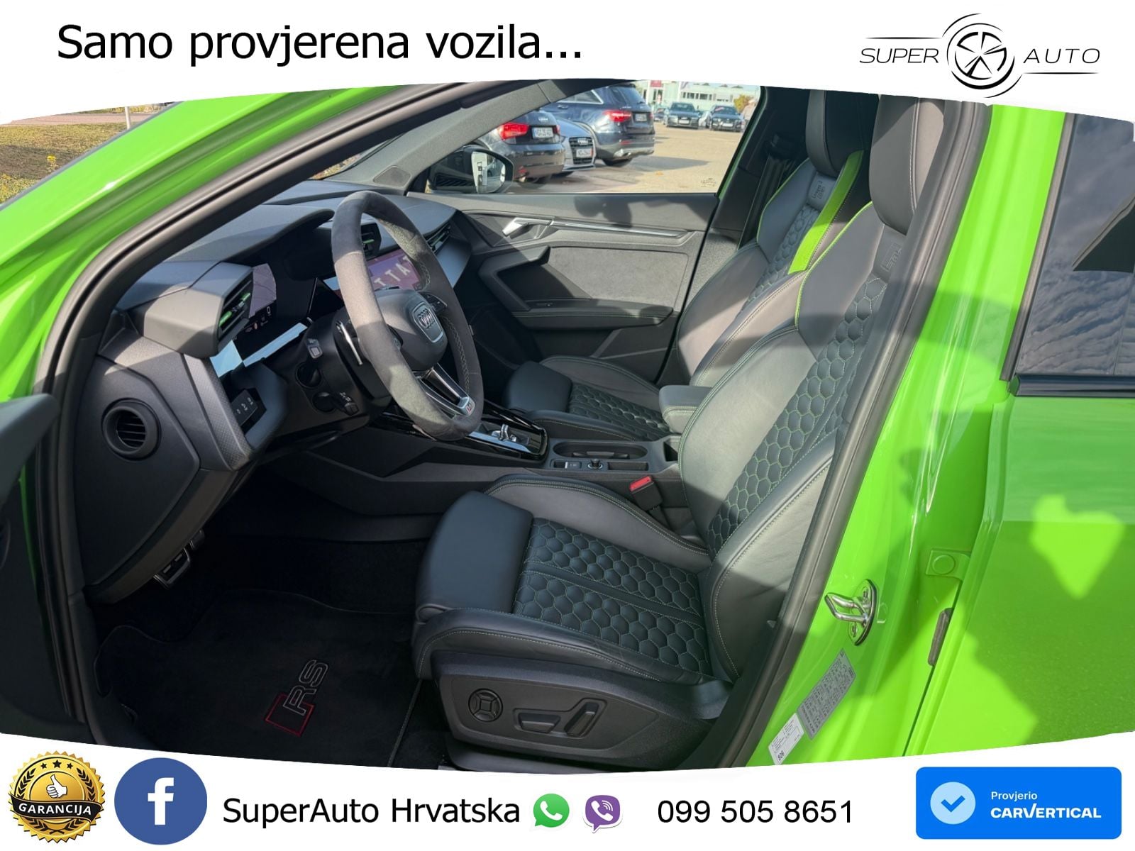 Audi RS3 Sedan 2.5 TFSI (400 KS) quattro S tronic LED+GR SJED+ACC