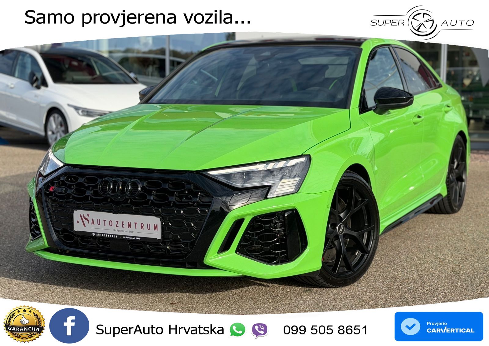 Audi RS3 Sedan 2.5 TFSI (400 KS) quattro S tronic LED+GR SJED+ACC