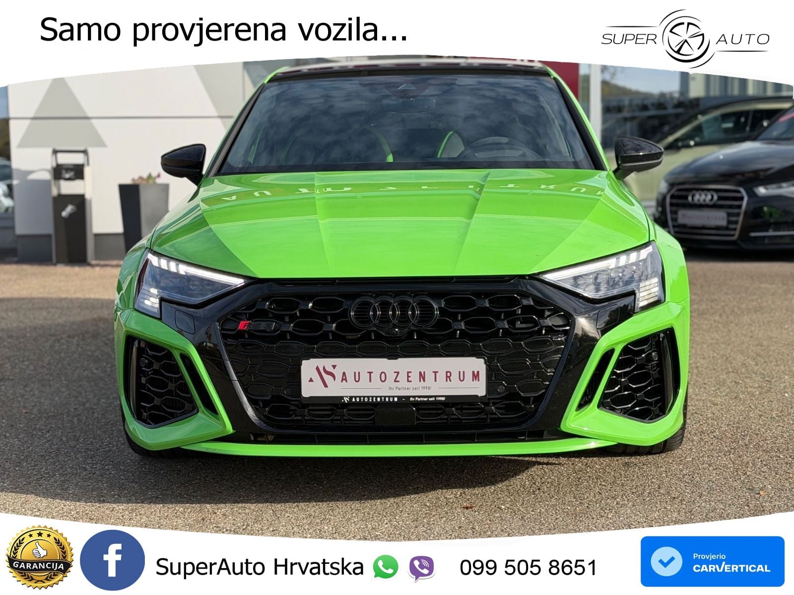 Audi RS3 Sedan 2.5 TFSI (400 KS) quattro S tronic LED+GR SJED+ACC