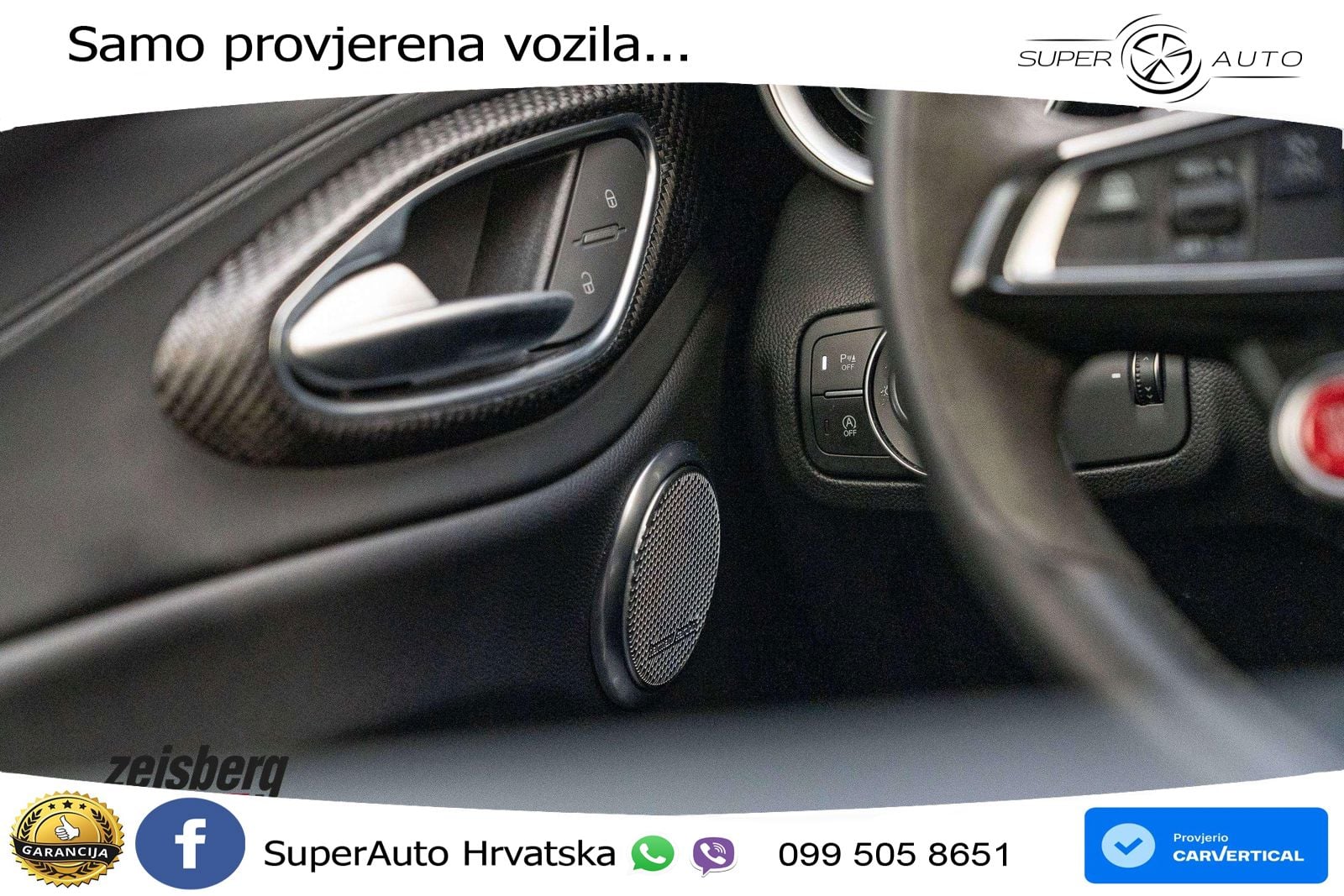 Alfa Romeo Giulia Quadrifoglio 2.9 V6 Bi-Turbo (520 KS) Automatic LED+ACC