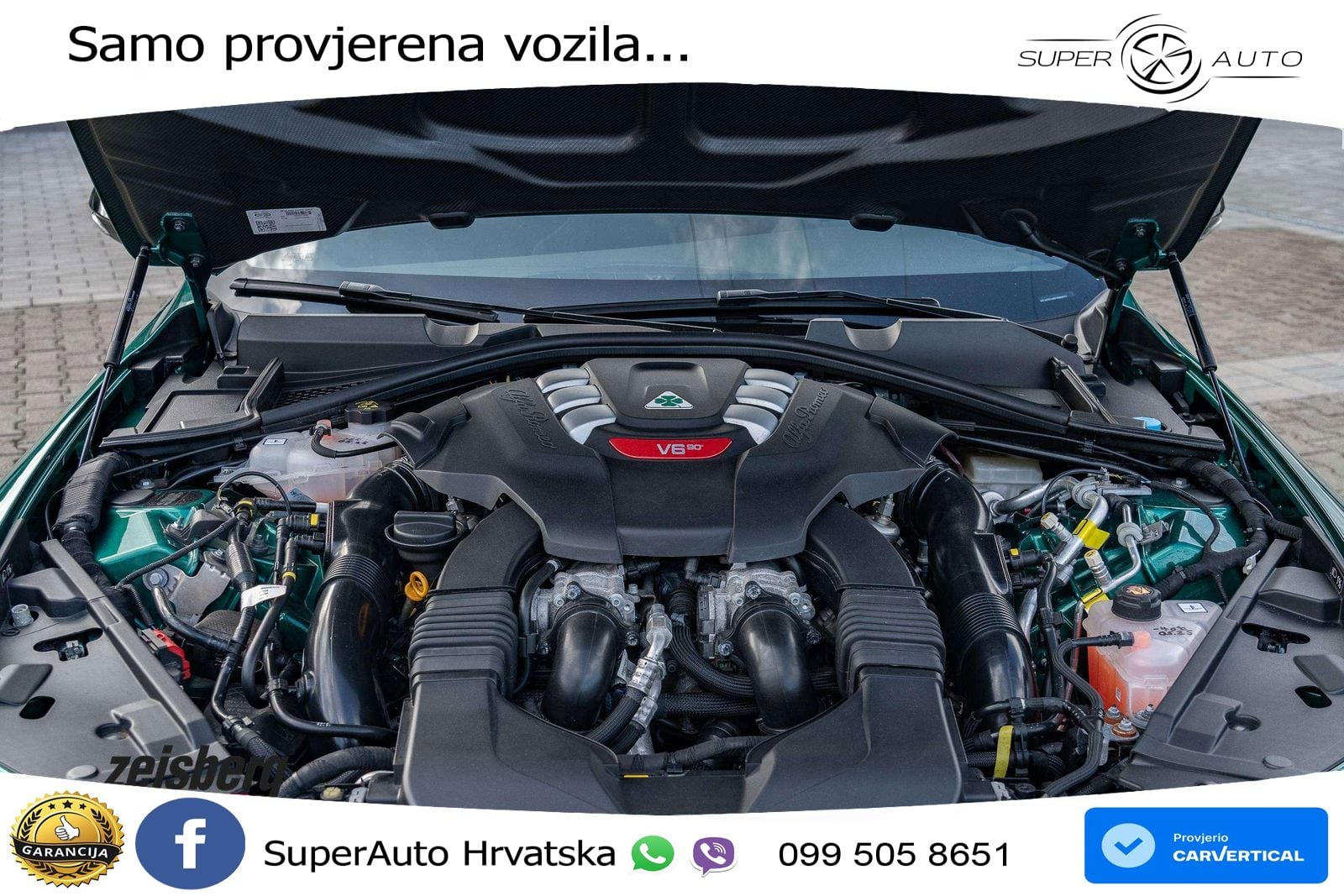 Alfa Romeo Giulia Quadrifoglio 2.9 V6 Bi-Turbo (520 KS) Automatic LED+ACC