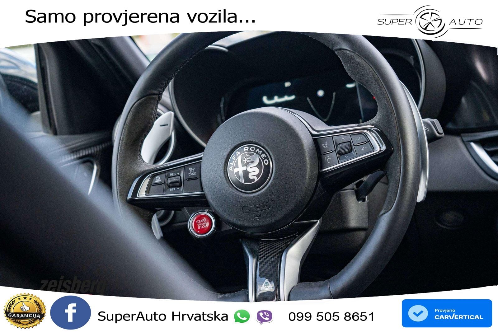 Alfa Romeo Giulia Quadrifoglio 2.9 V6 Bi-Turbo (520 KS) Automatic LED+ACC