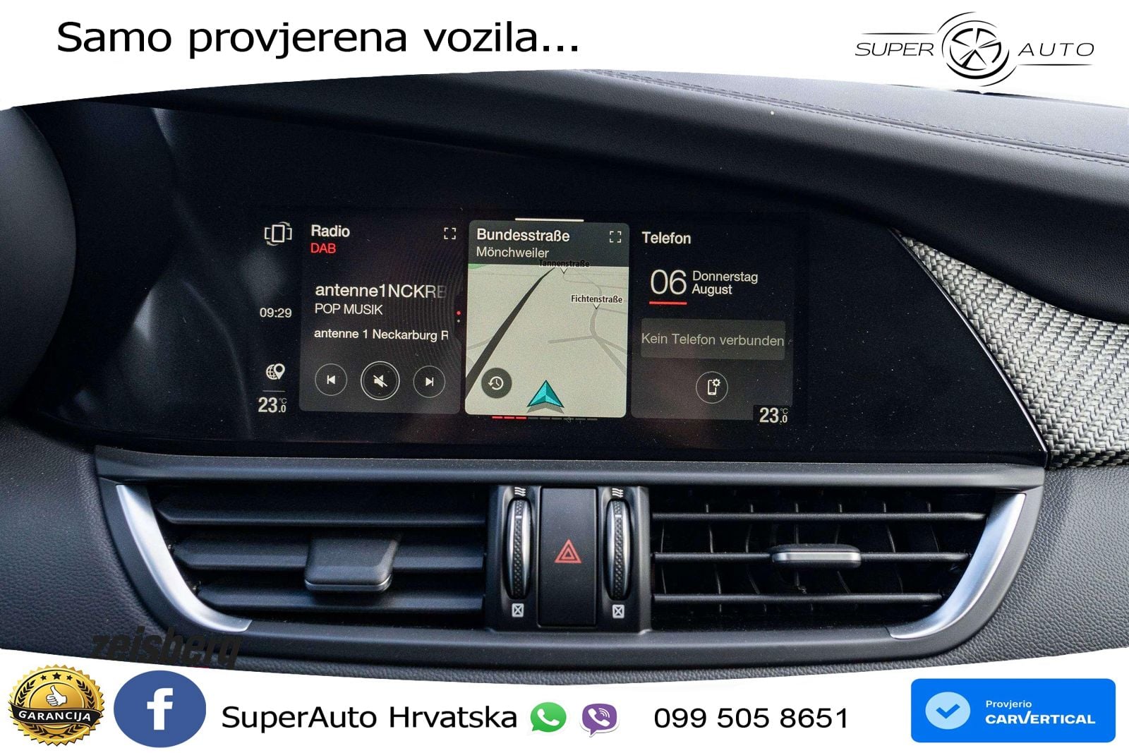 Alfa Romeo Giulia Quadrifoglio 2.9 V6 Bi-Turbo (520 KS) Automatic LED+ACC