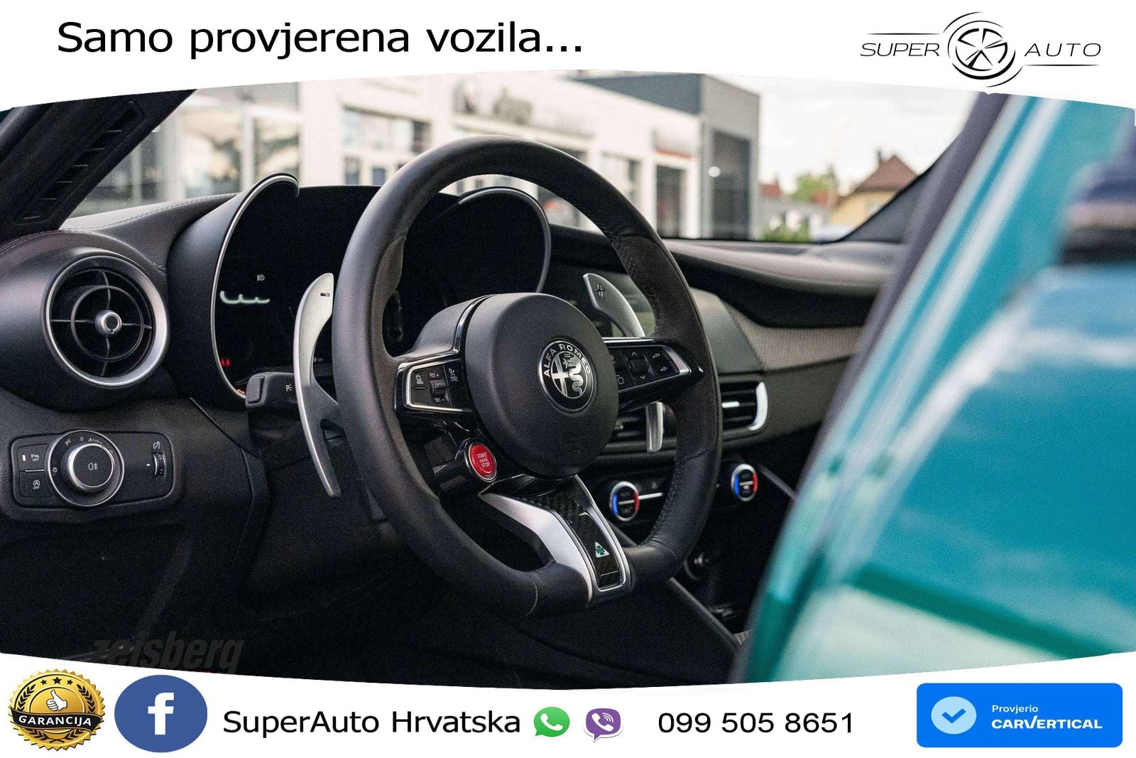 Alfa Romeo Giulia Quadrifoglio 2.9 V6 Bi-Turbo (520 KS) Automatic LED+ACC