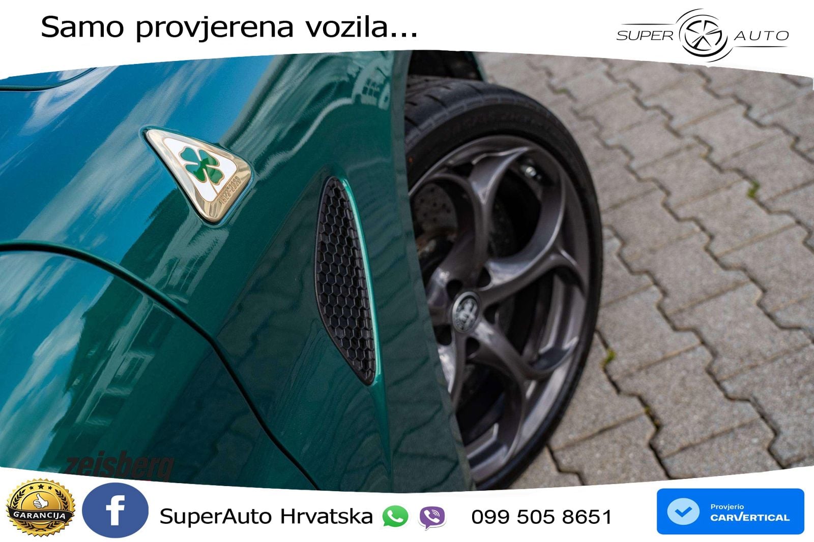 Alfa Romeo Giulia Quadrifoglio 2.9 V6 Bi-Turbo (520 KS) Automatic LED+ACC