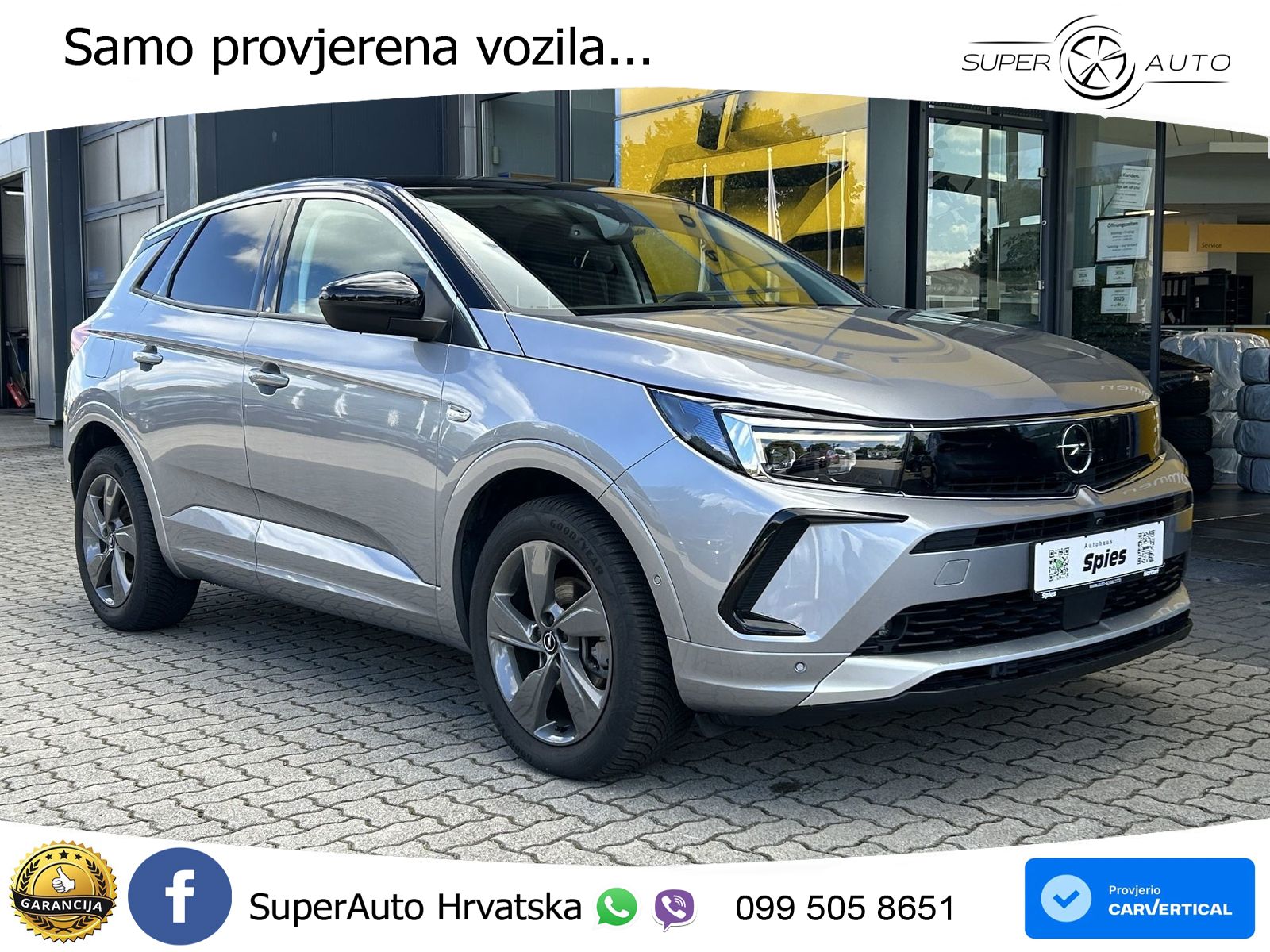 Opel Grandland 1.2i Turbo (130 KS) Automatic Elegance LED+GR SJED+ACC
