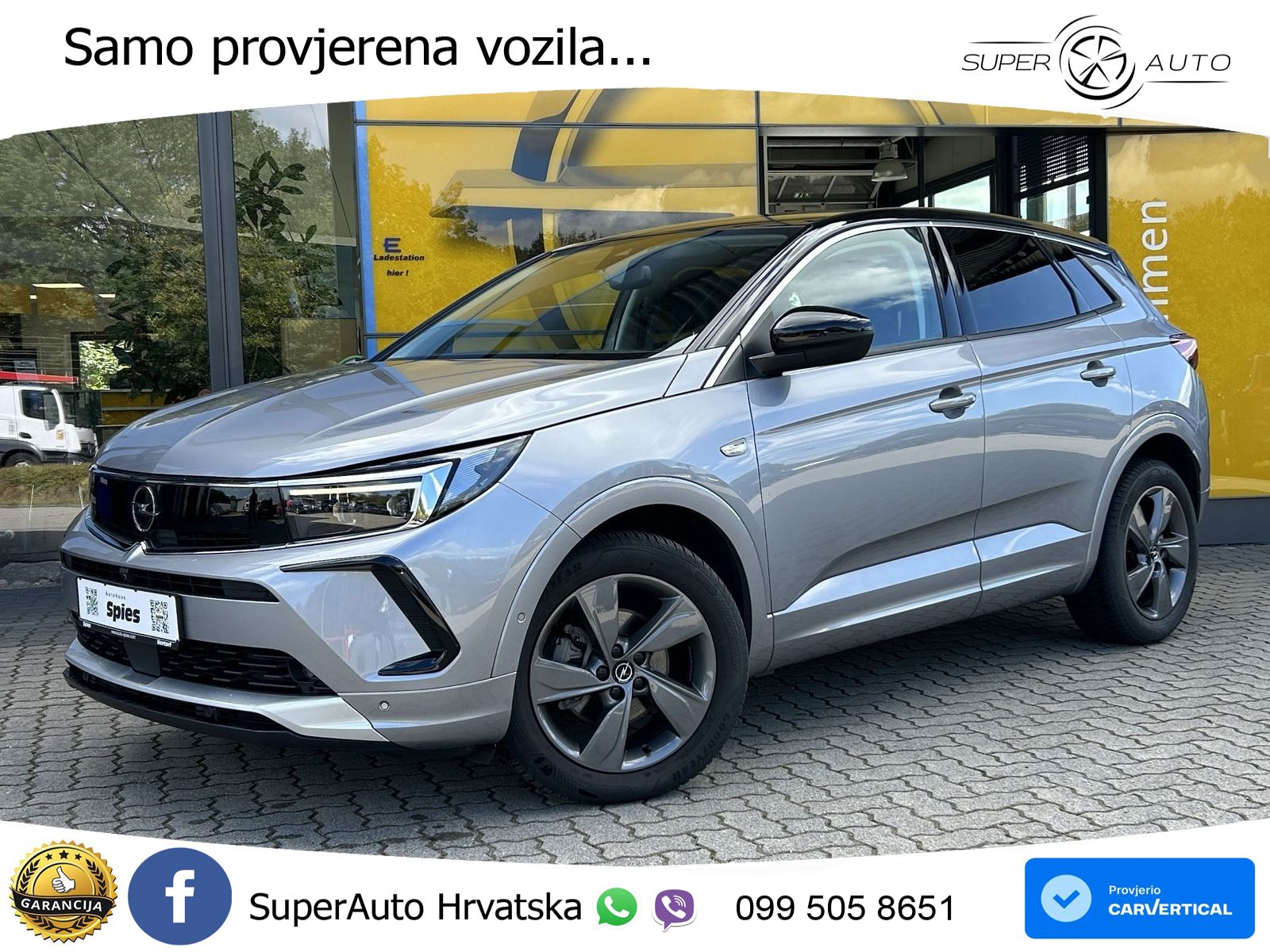 Opel Grandland 1.2i Turbo (130 KS) Automatic Elegance LED+GR SJED+ACC
