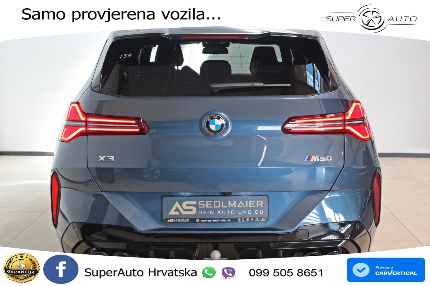 BMW X3 M50 xDrive Steptronic LED+GR SJED+ACC