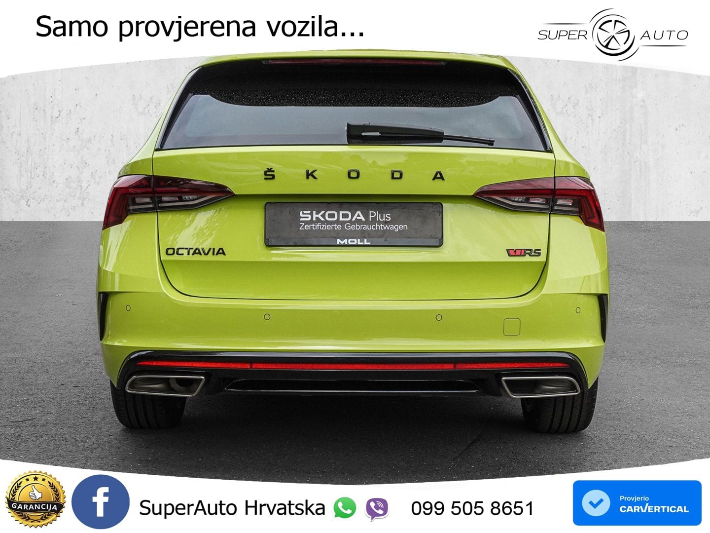 Škoda Octavia Combi RS 2.0 TDI (200 KS) DSG LED+GR SJED+ACC