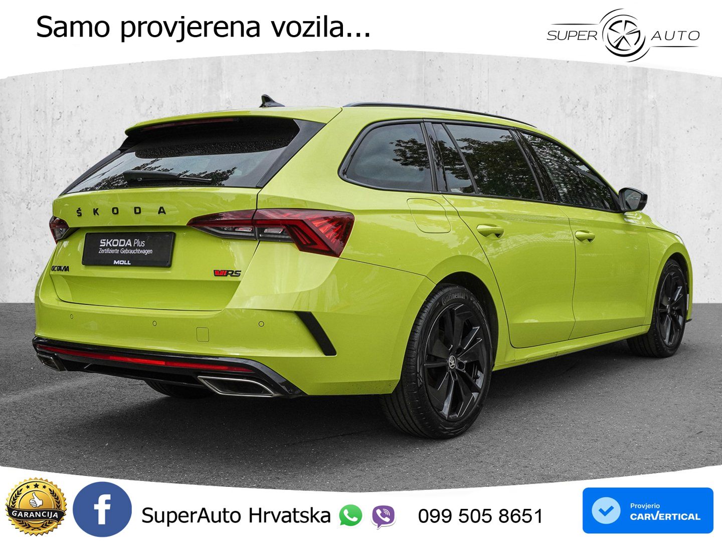 Škoda Octavia Combi RS 2.0 TDI (200 KS) DSG LED+GR SJED+ACC