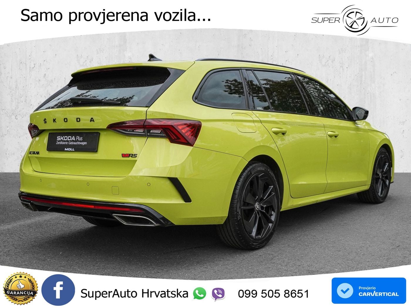 Škoda Octavia Combi RS 2.0 TDI (200 KS) DSG LED+GR SJED+ACC