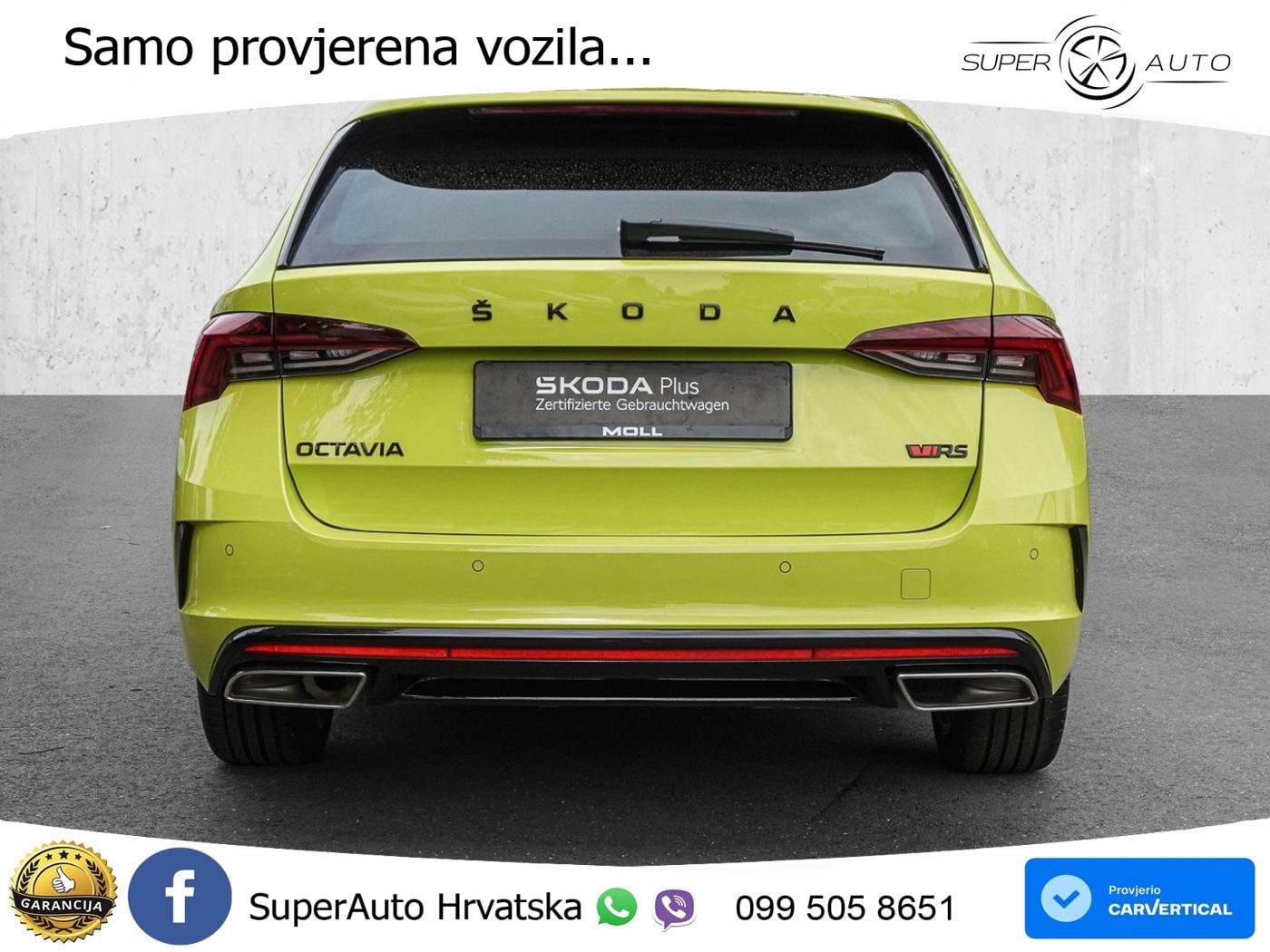 Škoda Octavia Combi RS 2.0 TDI (200 KS) DSG LED+GR SJED+ACC