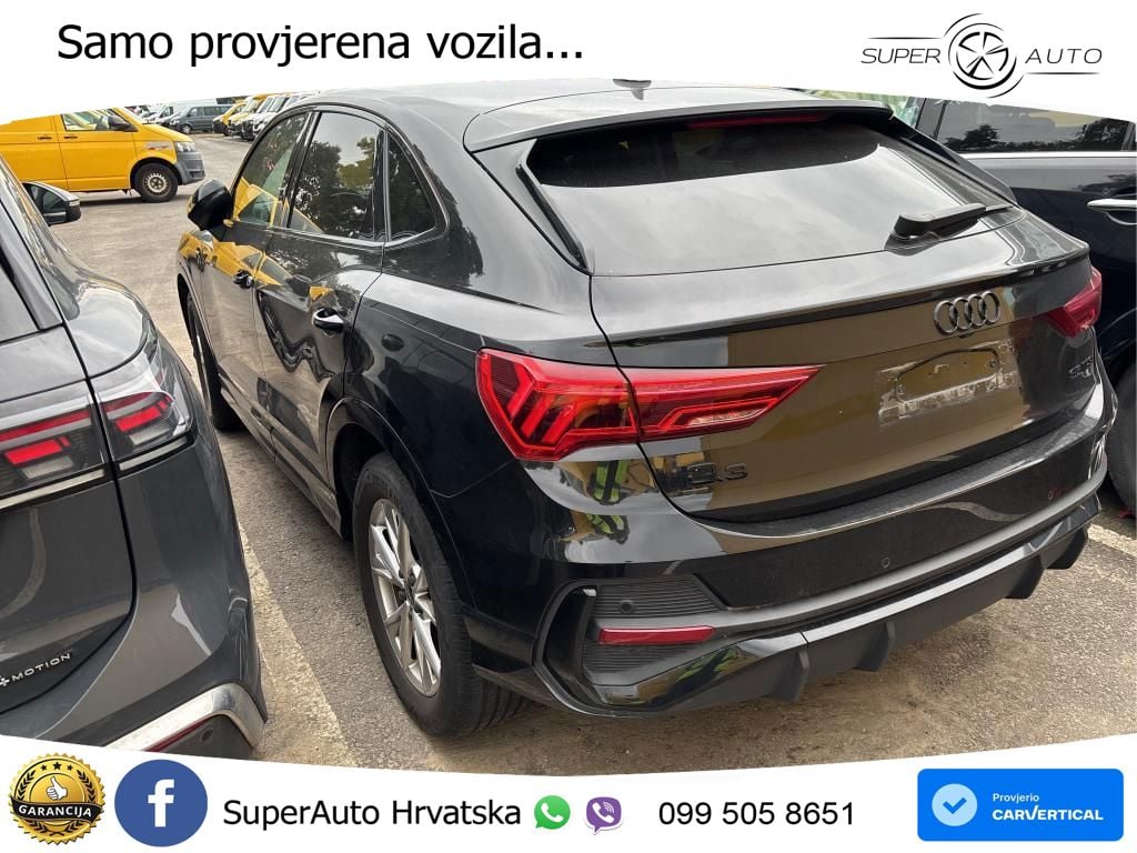 Audi Q3 Sportback 35 TFSI (150 KS) S tronic S line LED+GR SJED+ACC