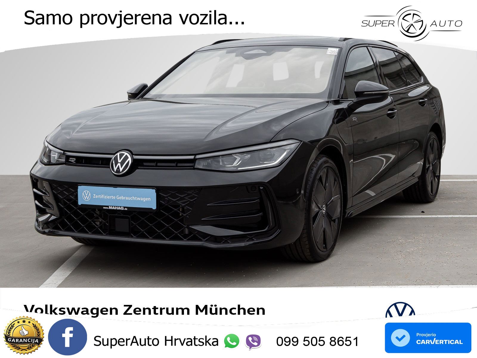 Volkswagen Passat Variant 1.5 TSI (204 KS) eHybrid DSG R-Line LED+GR SJED+ACC