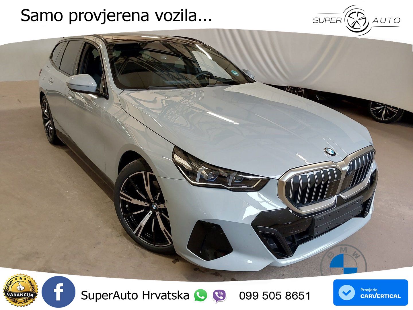 BMW 520d Touring (197 KS) Steptronic M Sport ACC+HEAD+4xGR SJED+360+PANO