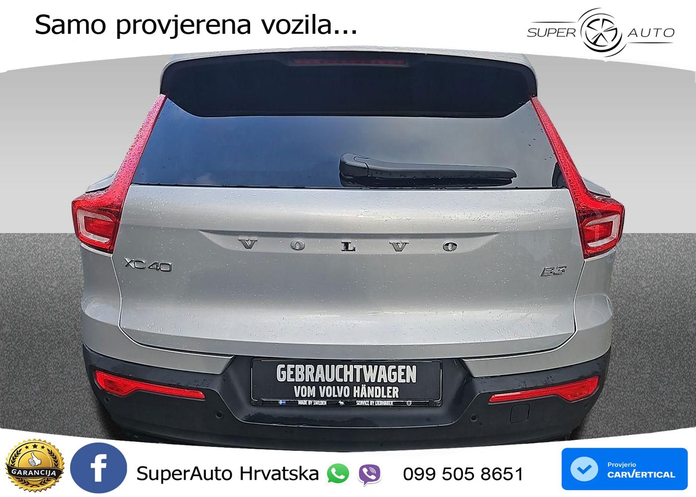 Volvo XC40 2.0 B3 163 KS Automatic LED+GR SJED+ACC