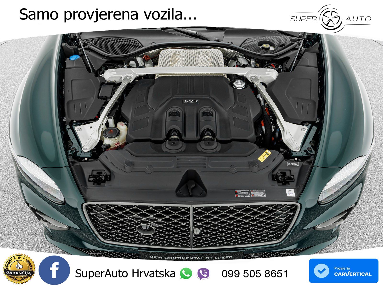 Bentley Continental GT IV 4.0 V8 TFSi (782 KS) AWD DCT LED+GR SJED+ACC
