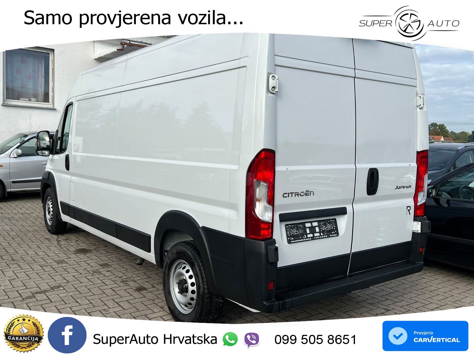 Citroën Jumper Kasten Hochraum 35 L3H2 Heavy Blue Klima 140 KS