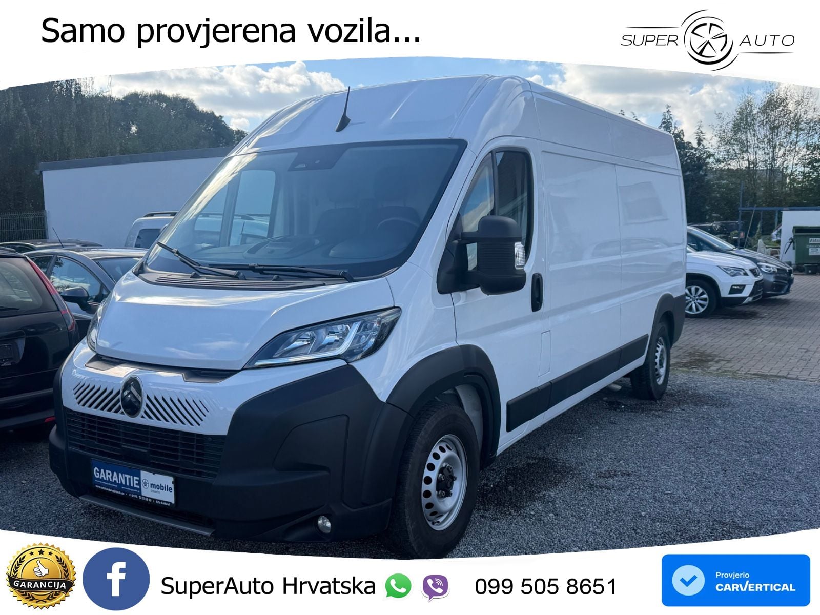 Citroën Jumper Kasten Hochraum 35 L3H2 Heavy Blue Klima 140 KS