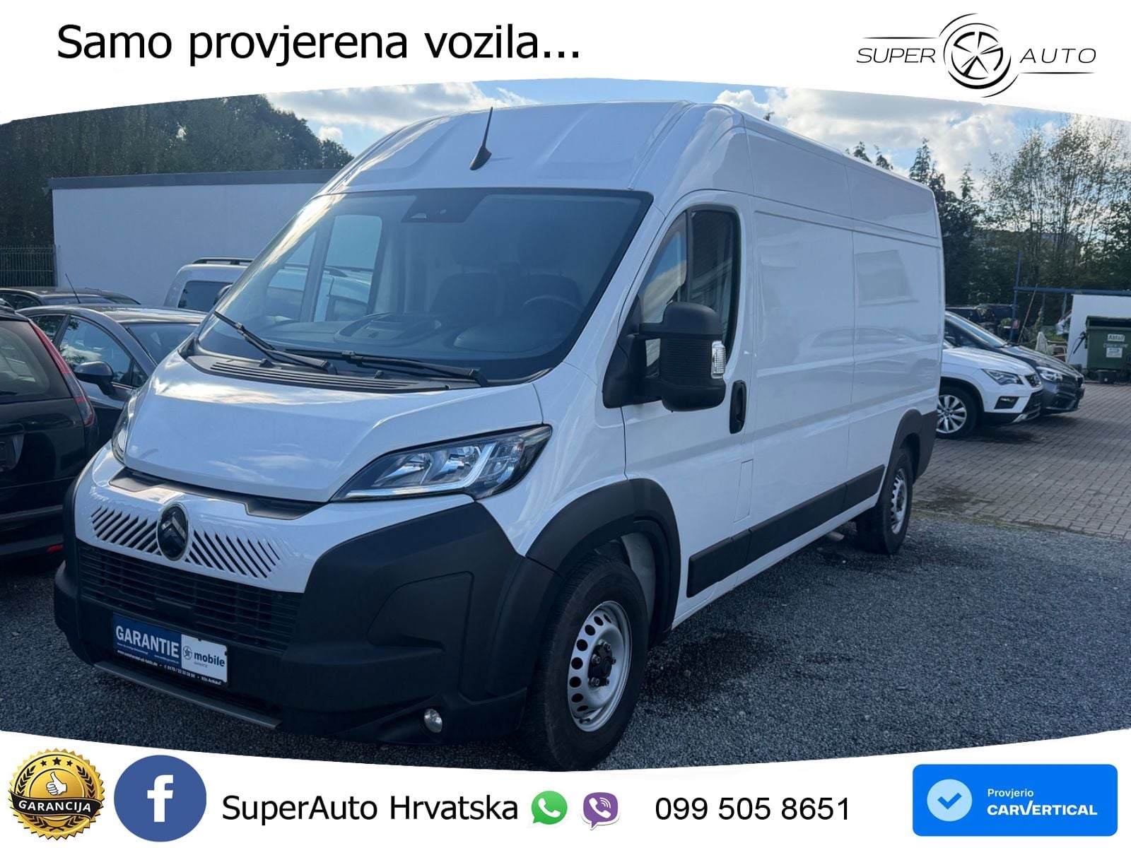 Citroën Jumper Kasten Hochraum 35 L3H2 Heavy Blue Klima 140 KS
