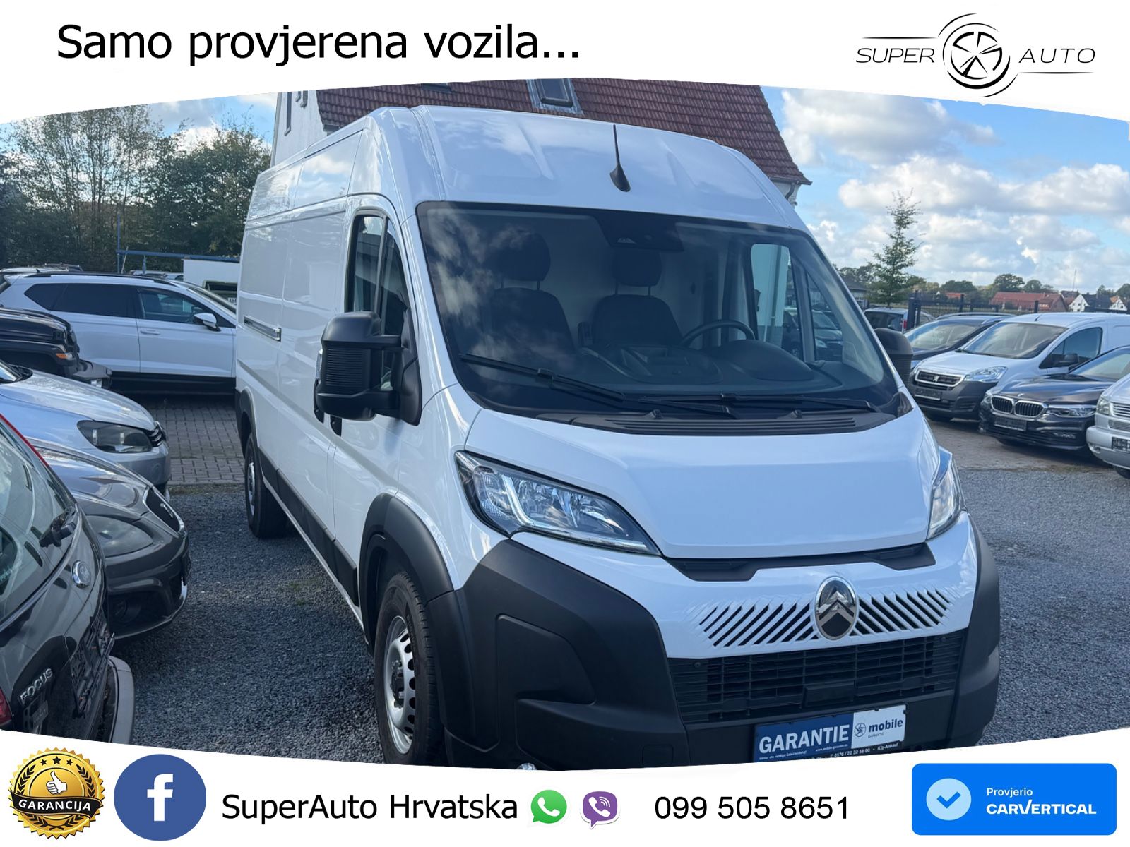 Citroën Jumper Kasten Hochraum 35 L3H2 Heavy Blue Klima 140 KS