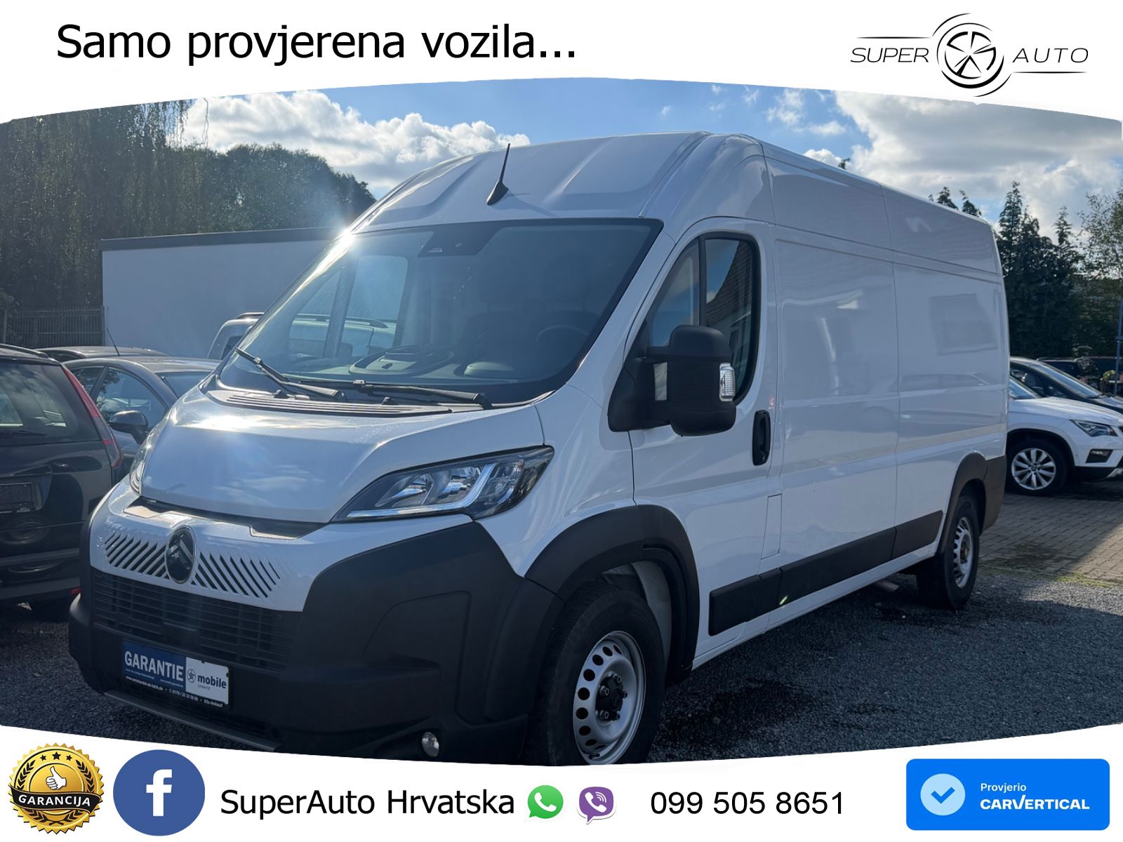 Citroën Jumper Kasten Hochraum 35 L3H2 Heavy Blue Klima 140 KS
