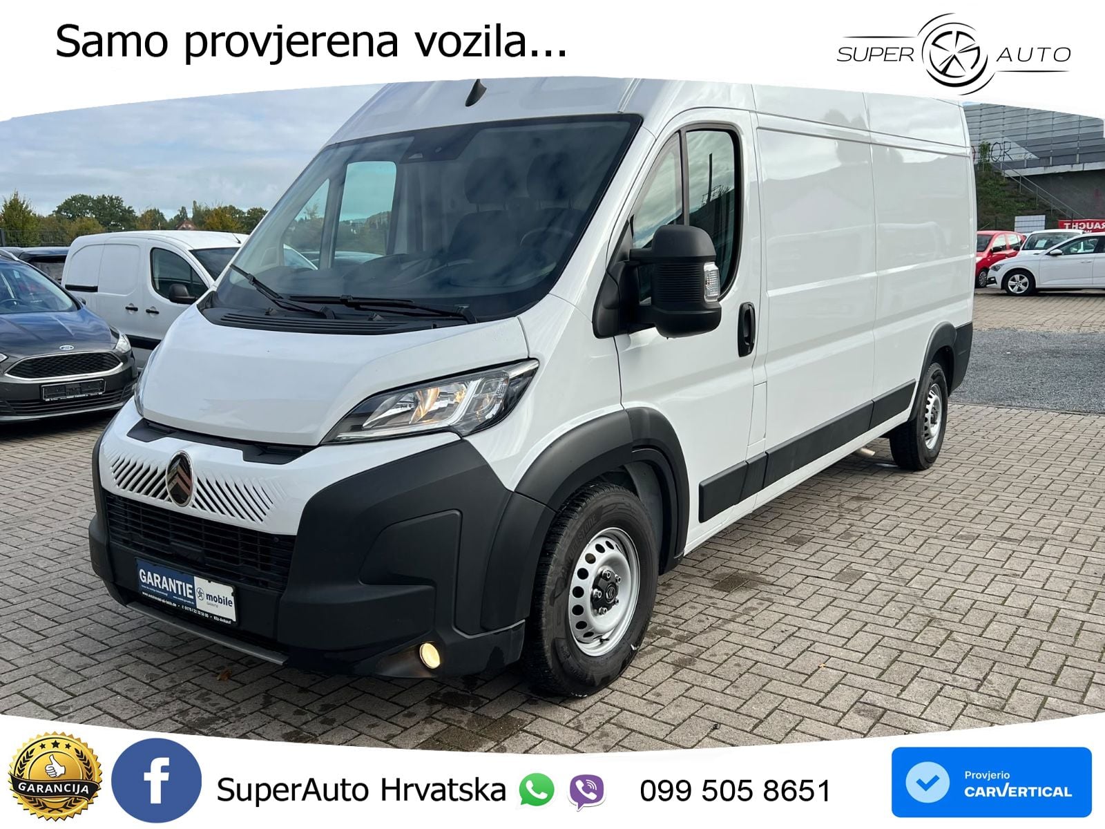 Citroën Jumper Kasten Hochraum 35 L3H2 Heavy Blue Klima 140 KS