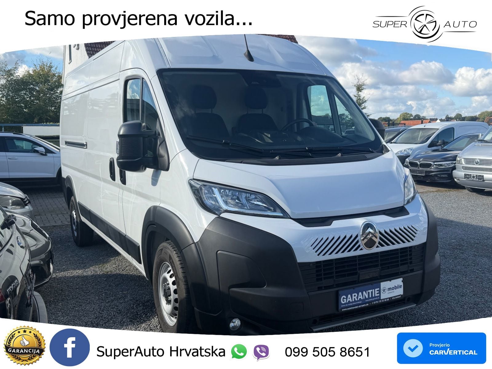 Citroën Jumper Kasten Hochraum 35 L3H2 Heavy Blue Klima 140 KS