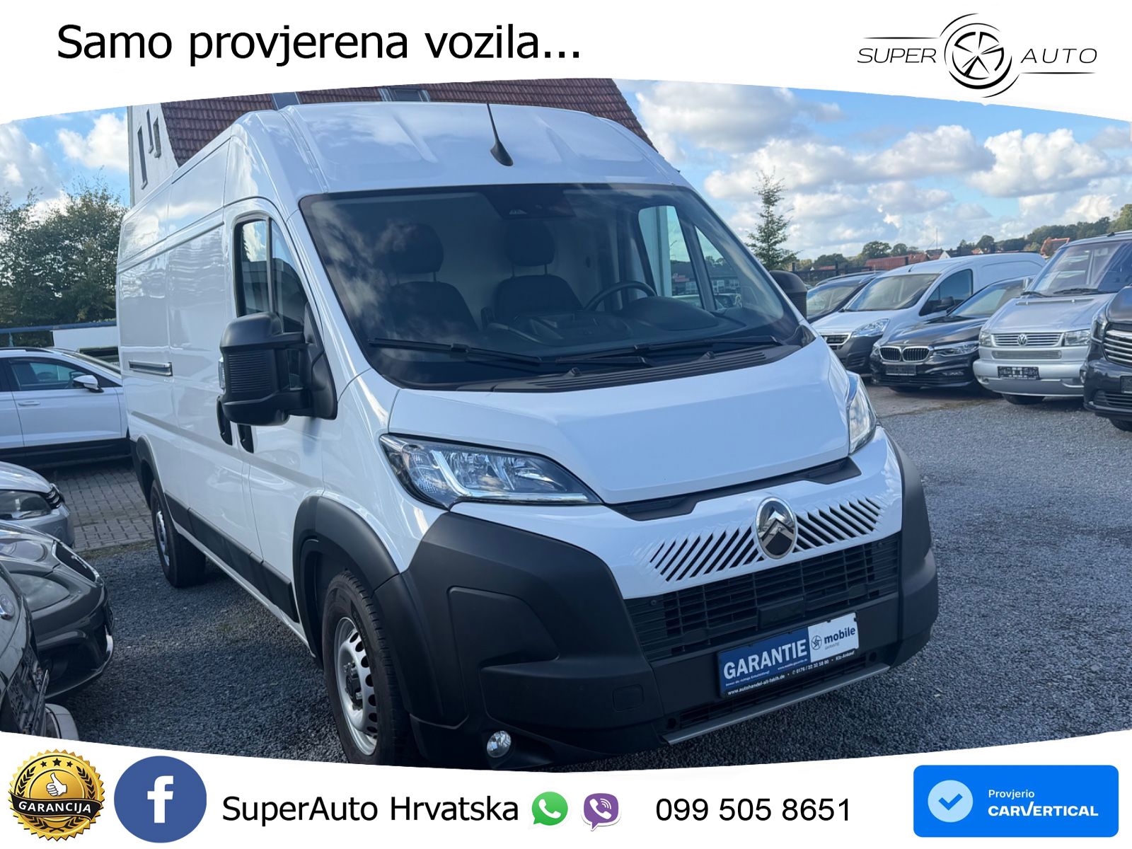 Citroën Jumper Kasten Hochraum 35 L3H2 Heavy Blue Klima 140 KS