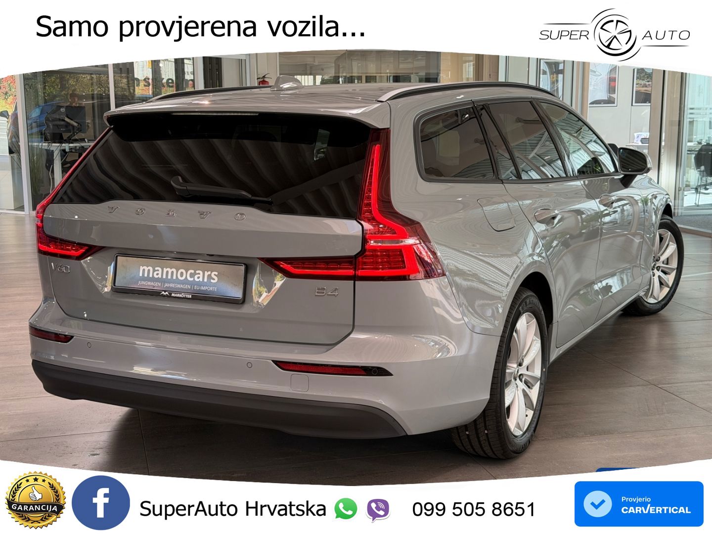 Volvo V60 2.0 B4 Benzin DCT LED+GR SJED+ACC