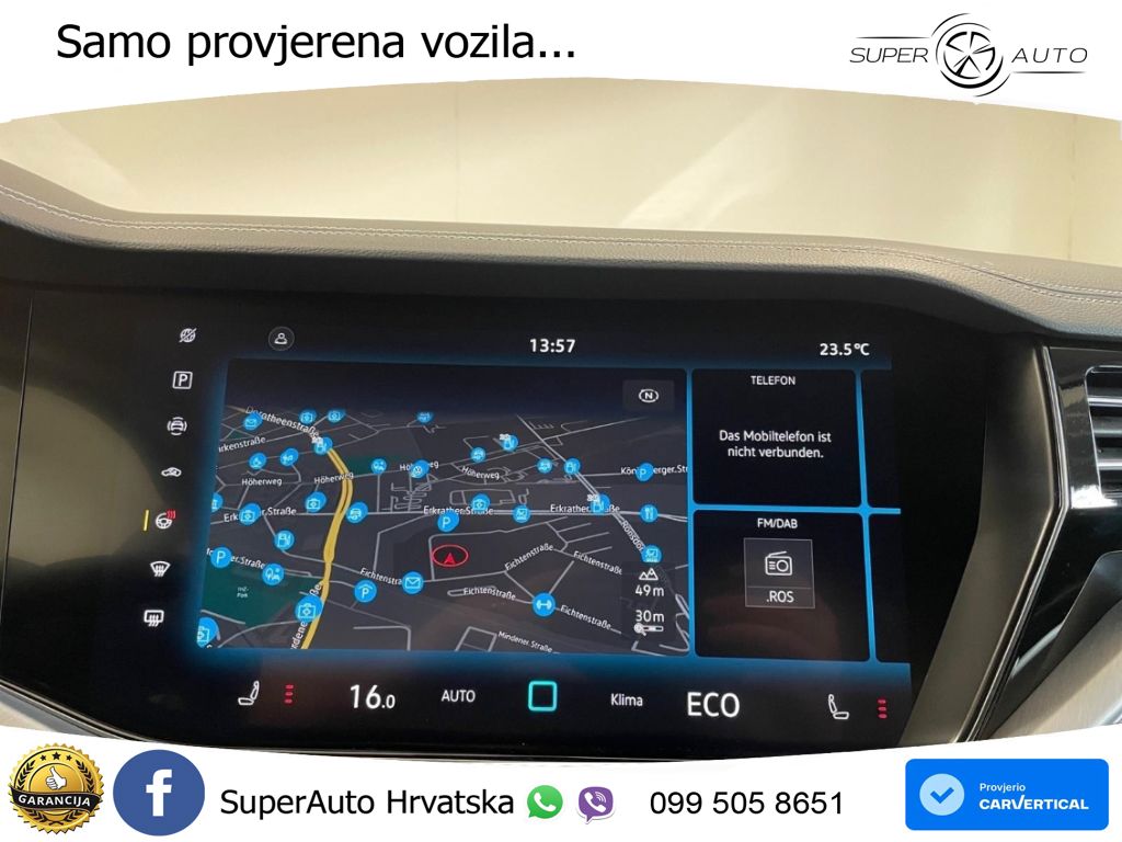 Volkswagen Touareg 3.0 V6 TDI (231 KS) 4MOTION Tiptronic ZRAČNI+ACC+GR SJED+KAM